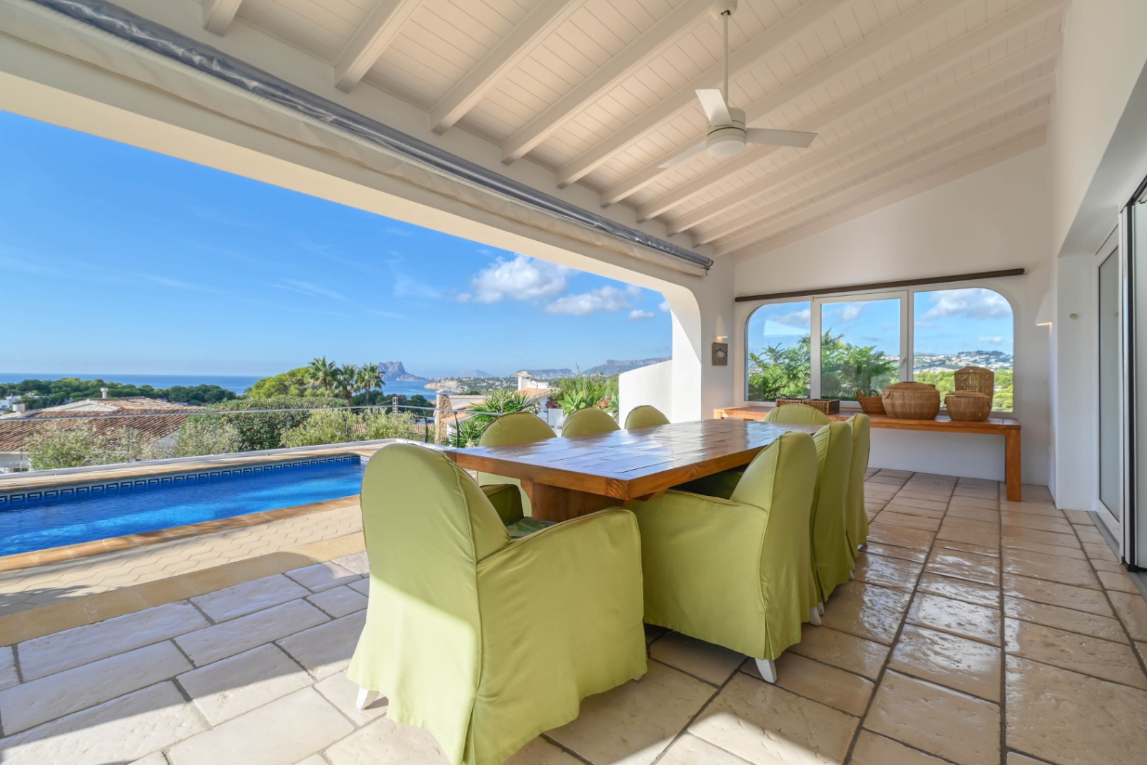 Mittelmeer-Villa mit spektakulärem Meerblick in der Nähe El Portet, Moraira